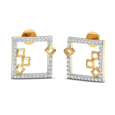 Sabina Diamond earrings in gold